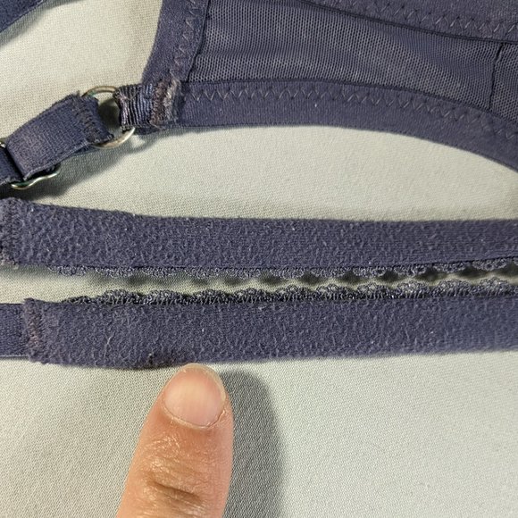 Victoria Secret 34C Body By Victoria lined Demi blue w/front close & lace! GUC! - Picture 14 of 16